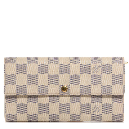 Louis Vuitton Damier Azur Sarah Wallet 1 of 7