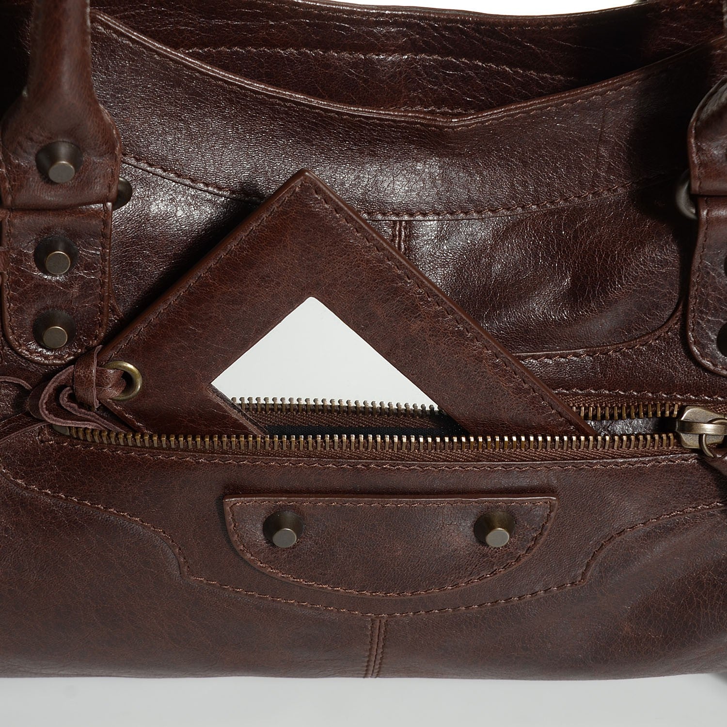 Balenciaga Agneau Classic Hardware Part Time Cigare Fonce 7 of 14