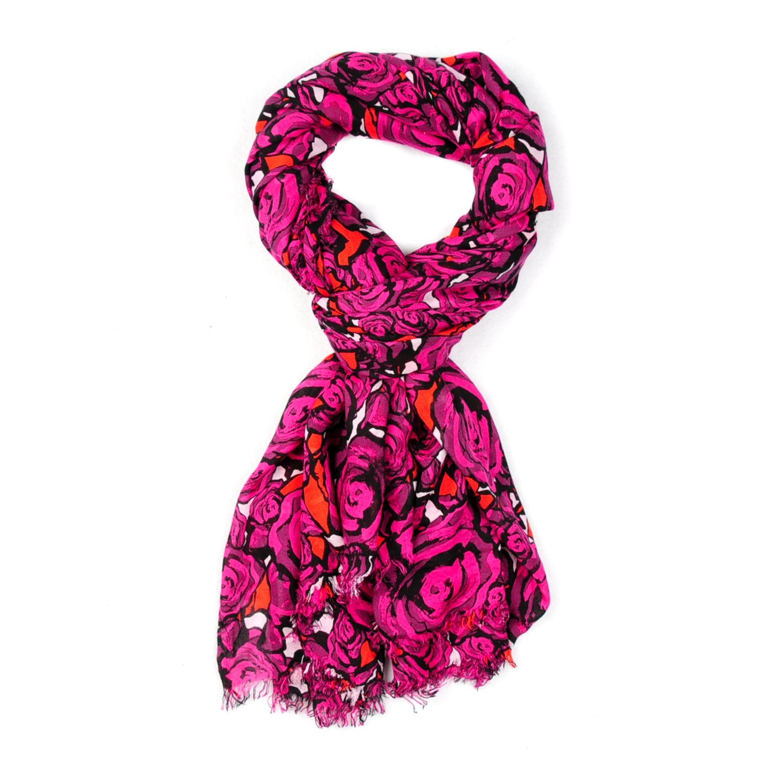 Louis Vuitton Rock N Roses Stole Berry 1 of 6