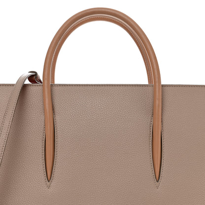 Christian Louboutin Calfskin Patent Studded Large Paloma Cashmere 8 of 11