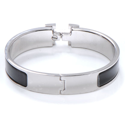 Hermes Enamel Narrow Clic Clac H Bracelet PM Black 3 of 5