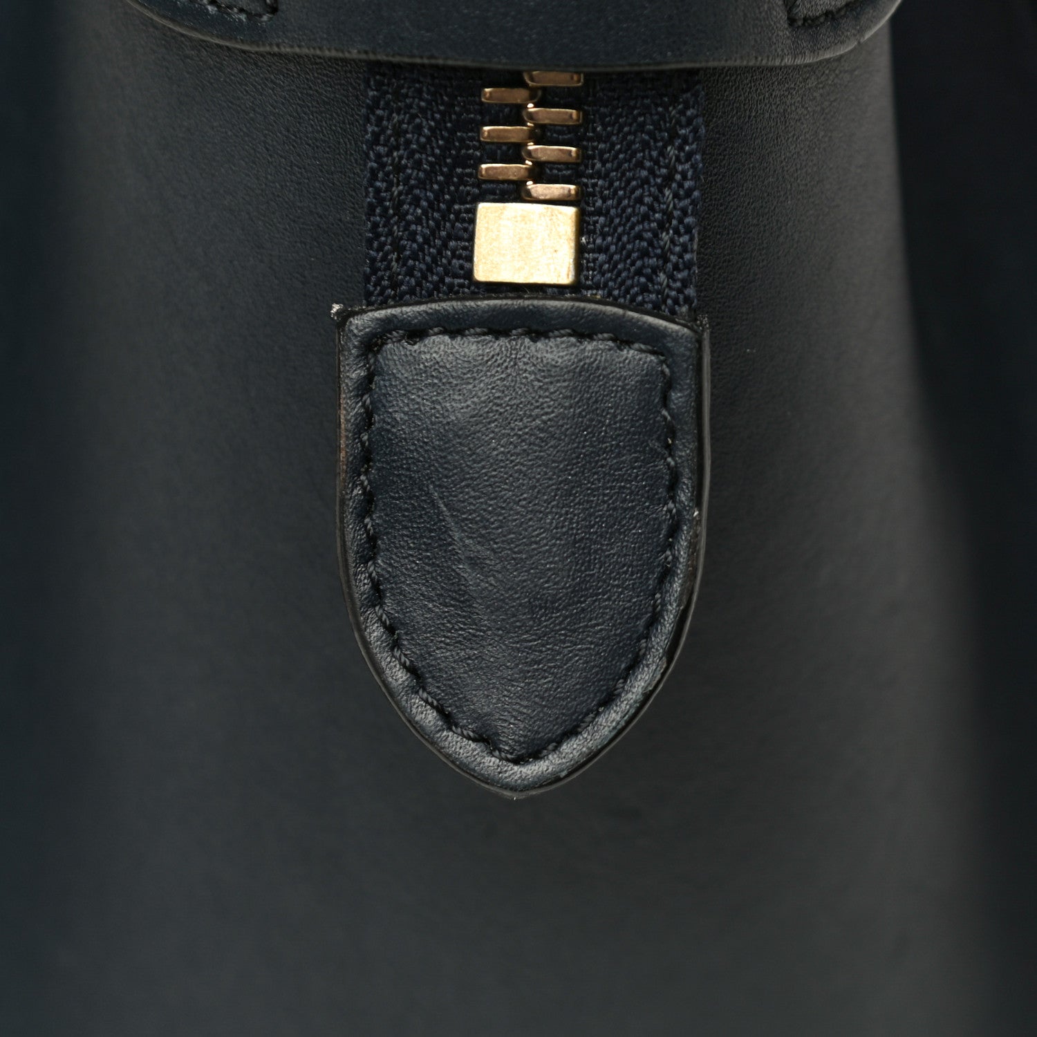 Celine Smooth Calfskin Striped Canvas Micro Luggage Navy Blue 11 of 17