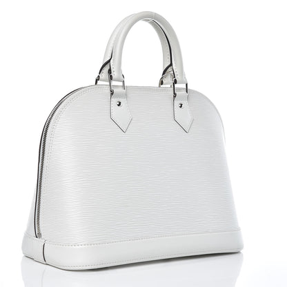 Louis Vuitton Epi Alma PM White 3 of 10