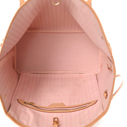 Louis Vuitton Damier Azur Neo Neverfull MM Rose Ballerine 6 of 10