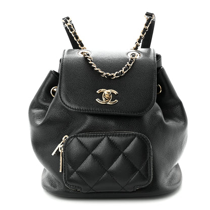Chanel Caviar Quilted Mini Business Affinity Backpack Black 1 of 10