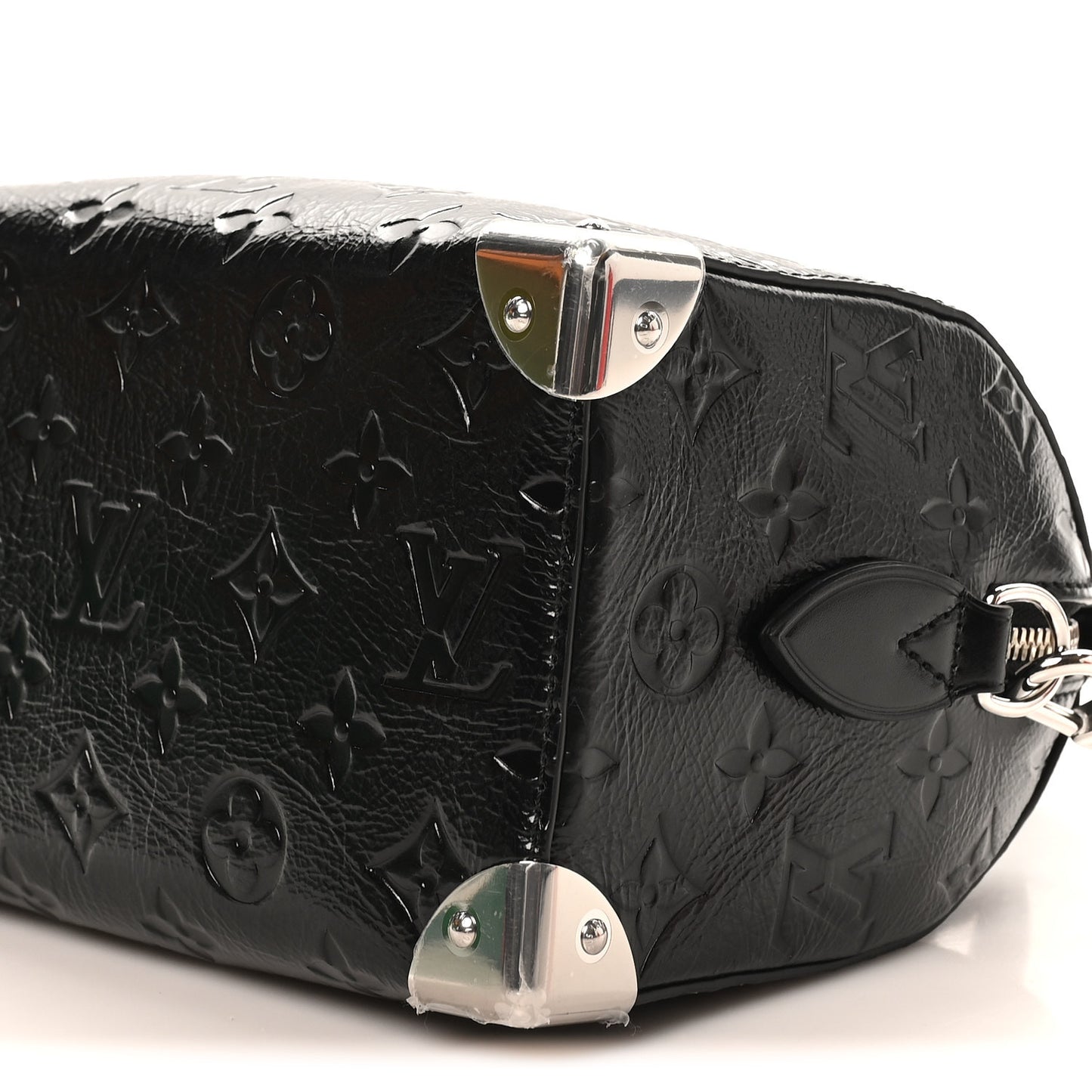 Calfskin Monogram Saga Speedy Trunk 20 Black