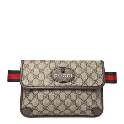 Gucci GG Supreme Monogram Neo Vintage Web Belt Bag Brown 1 of 10