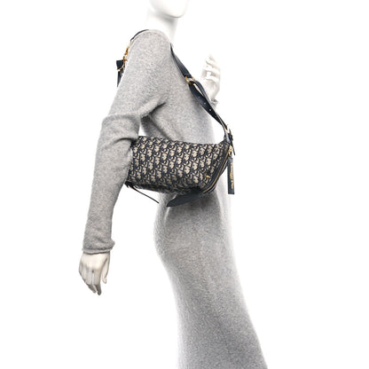 Christian Dior Oblique Small D-Journey Bag Blue 2 of 10