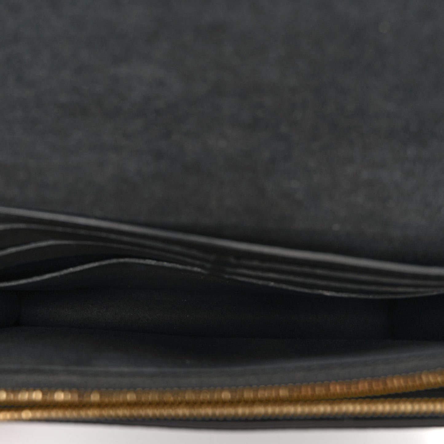 Damier Ebene Vavin Chain Wallet Black