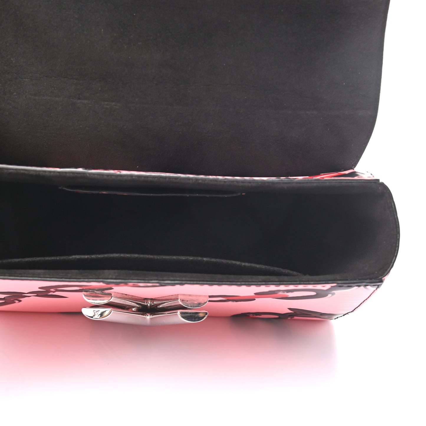 Epi Chain Flower Twist Shoulder Bag MM Pink