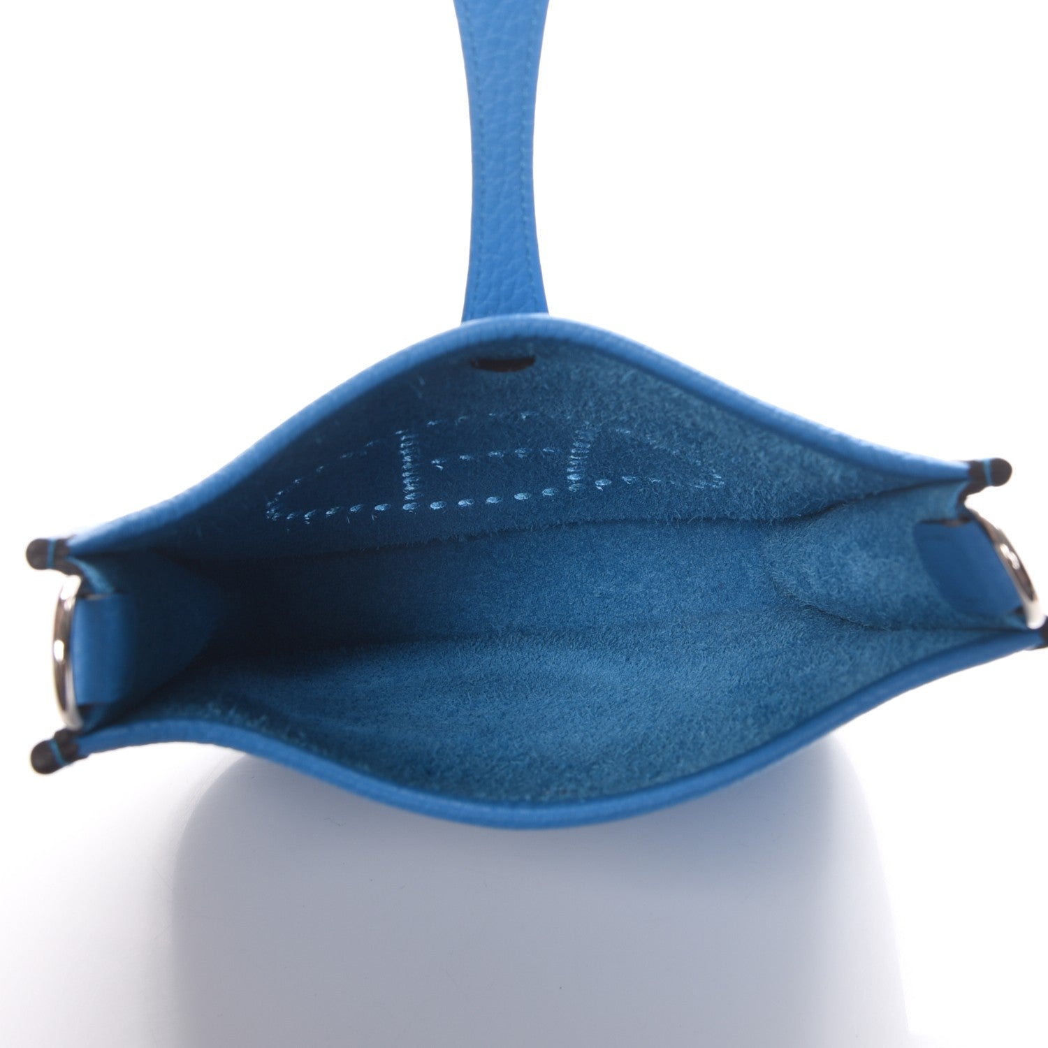 Hermes Taurillon Clemence Evelyne TPM Bleu Zanzibar 5 of 8