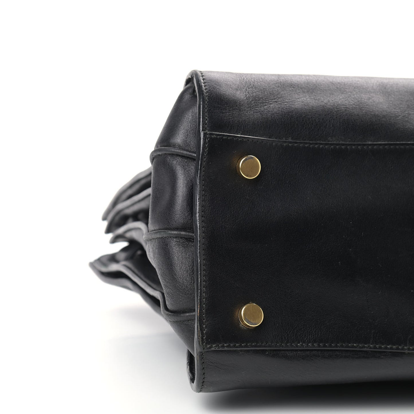 Calfskin Small Sac De Jour Black