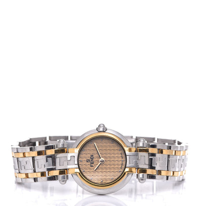 Fendi Stainless Steel 18K Yellow Gold 35mm Quartz Watch Gold 3 of 6