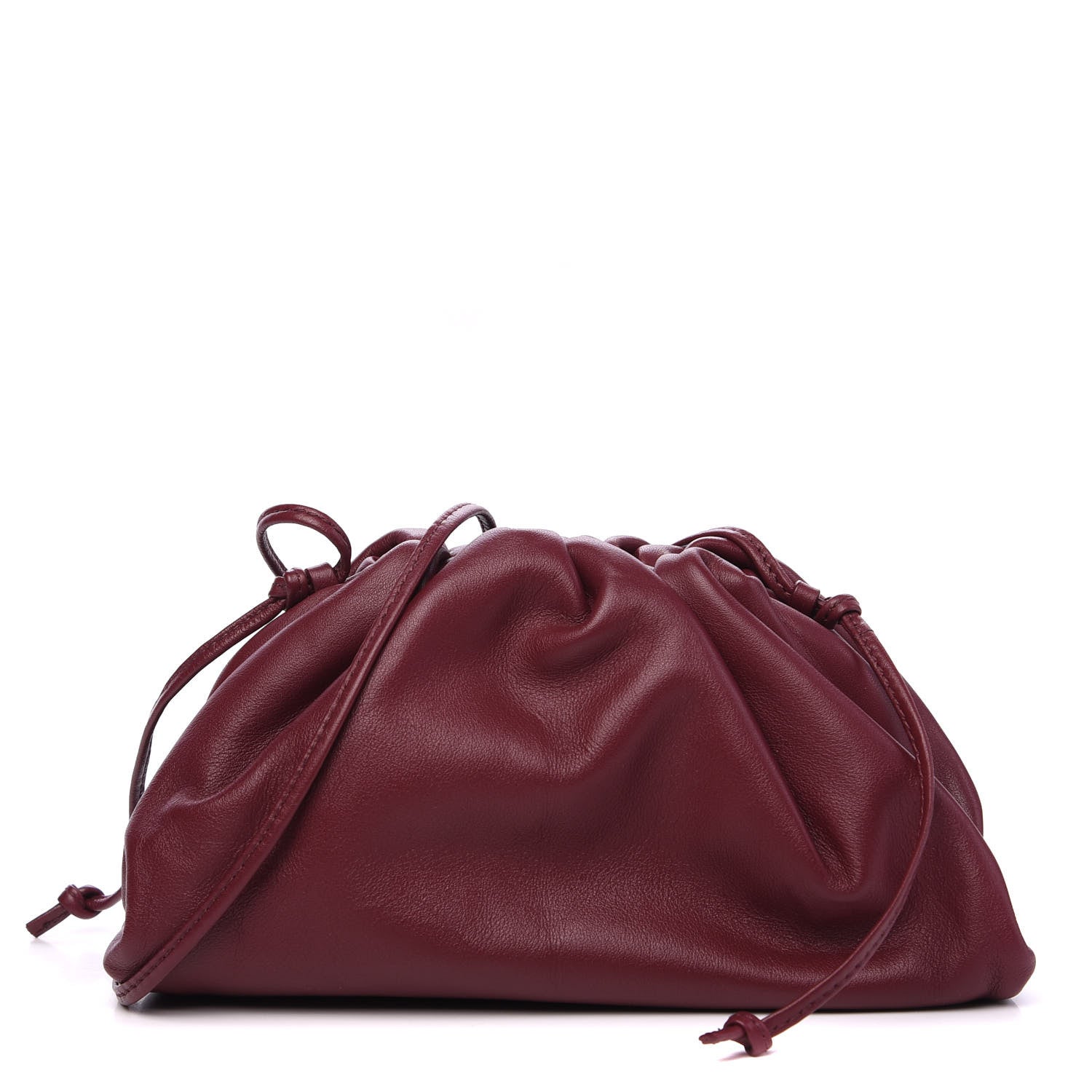 Bottega Veneta Butter Calfskin The Mini Pouch Bordeaux 1 of 8