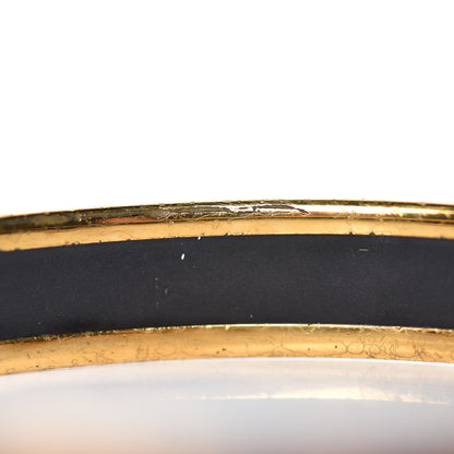 Hermes Enamel Printed Narrow Caleche Bracelet 65 Rouge H 6 of 6