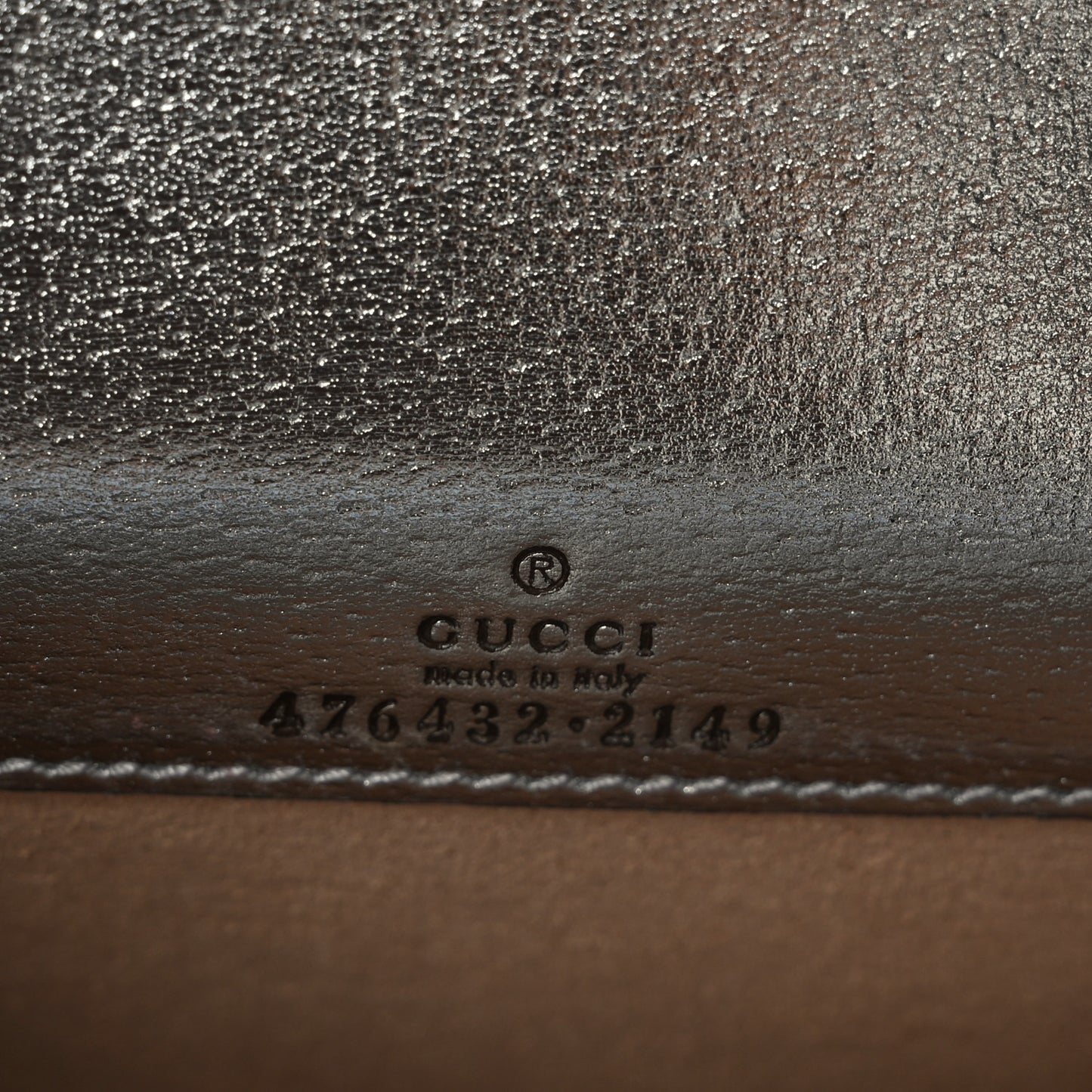 Metallic Calfskin Super Mini Dionysus Shoulder Bag Silver