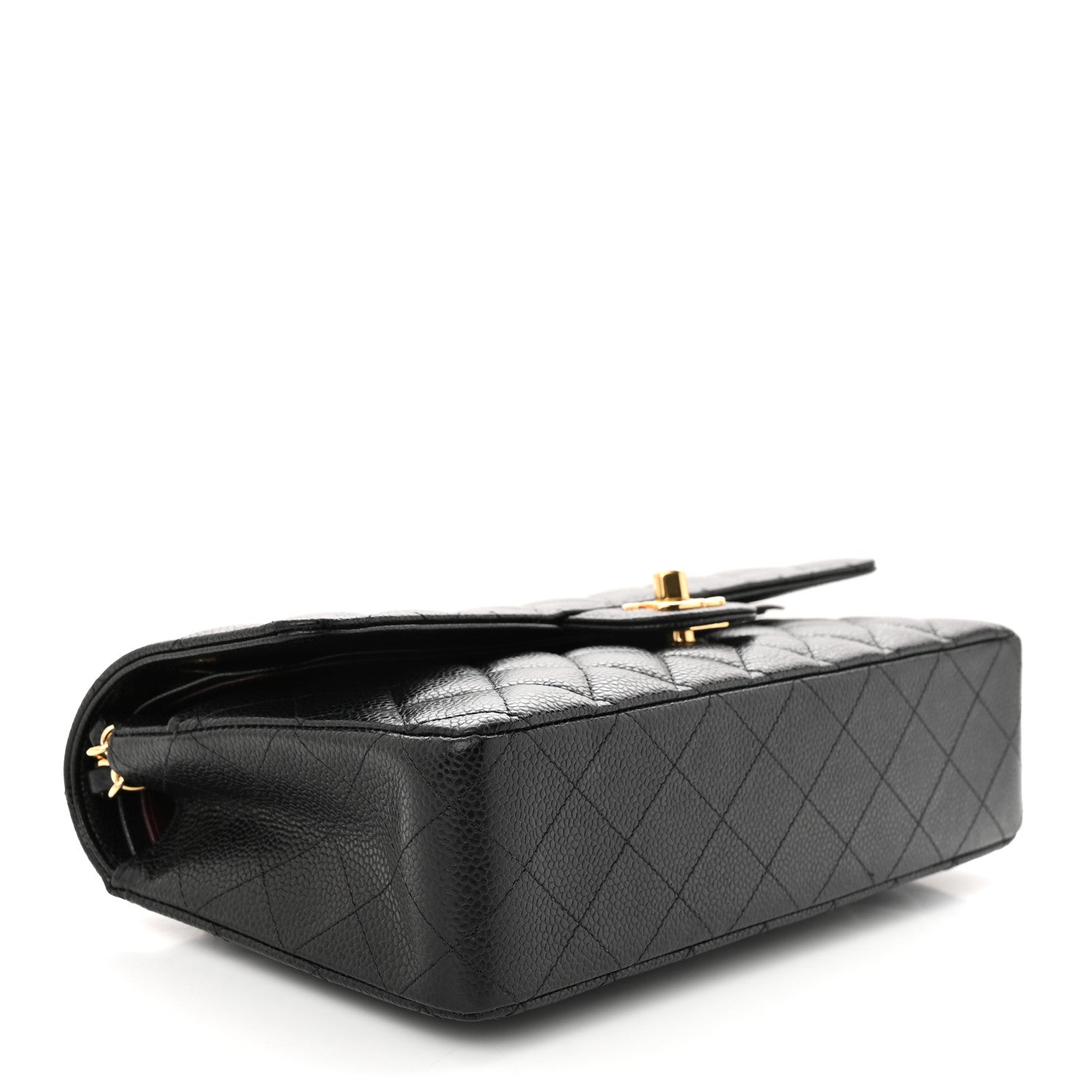 Chanel Caviar Quilted Medium Double Flap Black 4 of 11