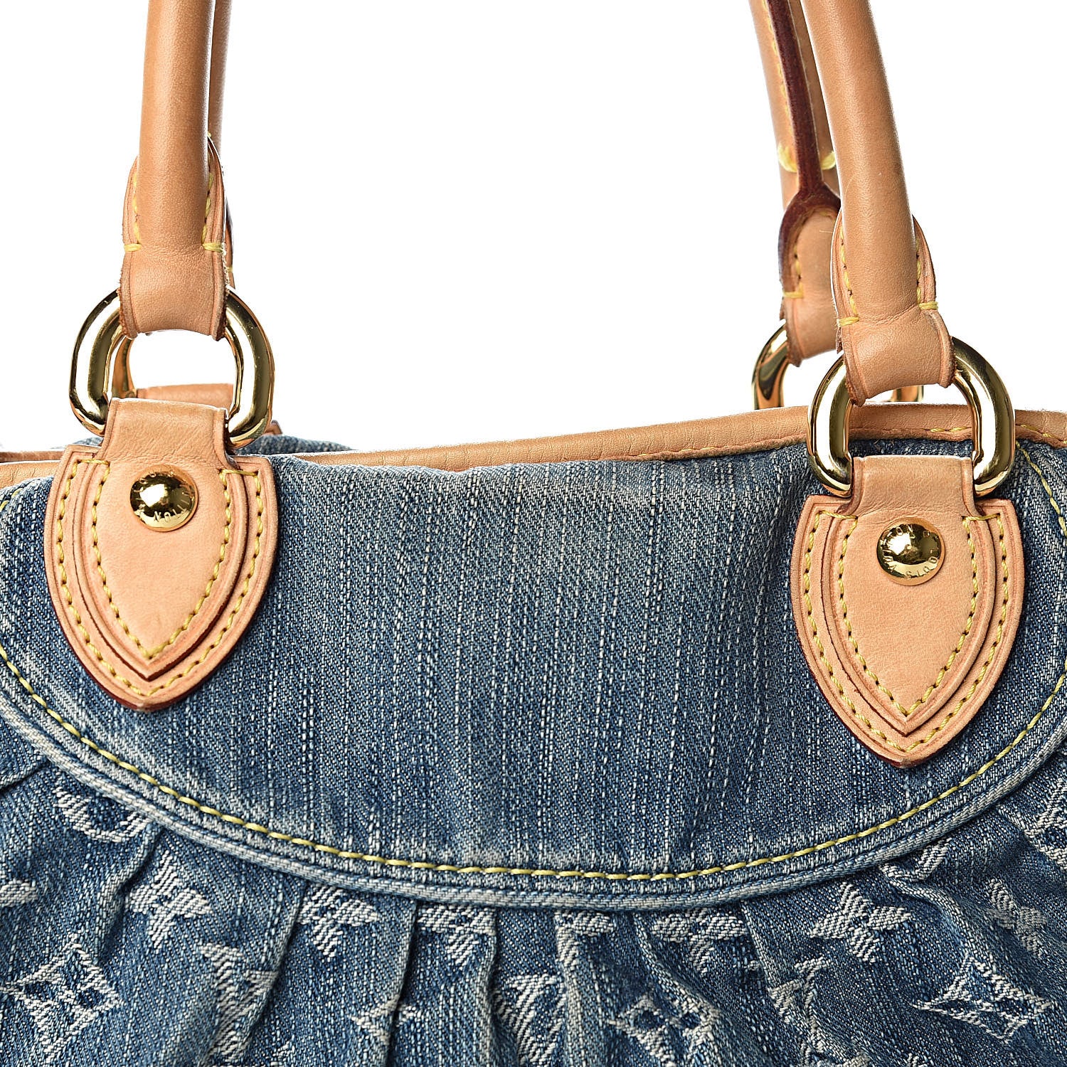 Louis Vuitton Denim Neo Cabby MM Blue 18 of 18