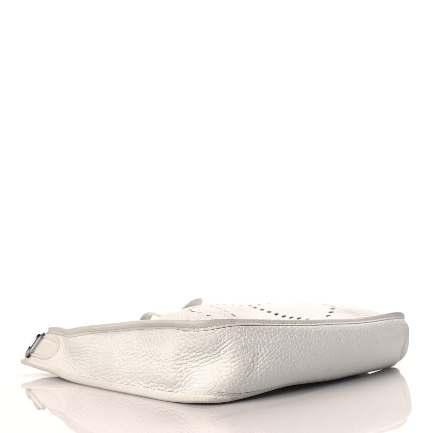 Hermes Taurillon Clemence Evelyne PM White 3 of 14