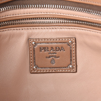 Prada Nappa Zip Clutch Cannella 6 of 8