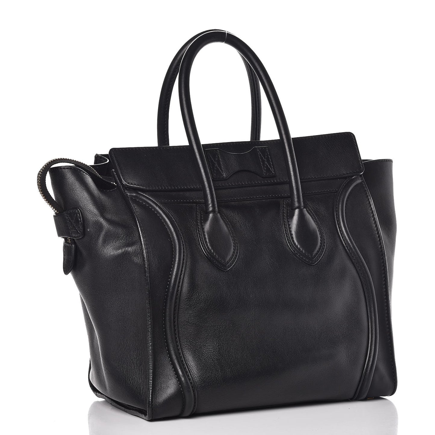 Smooth Calfskin Mini Luggage Black