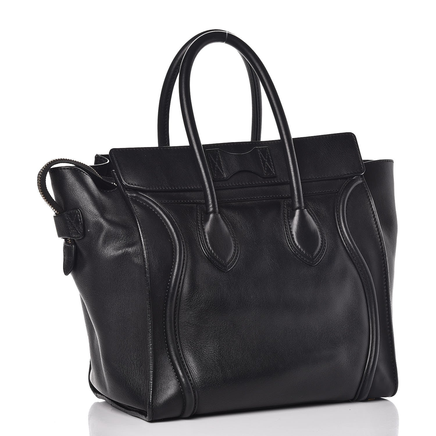 Celine Smooth Calfskin Mini Luggage Black 3 of 15