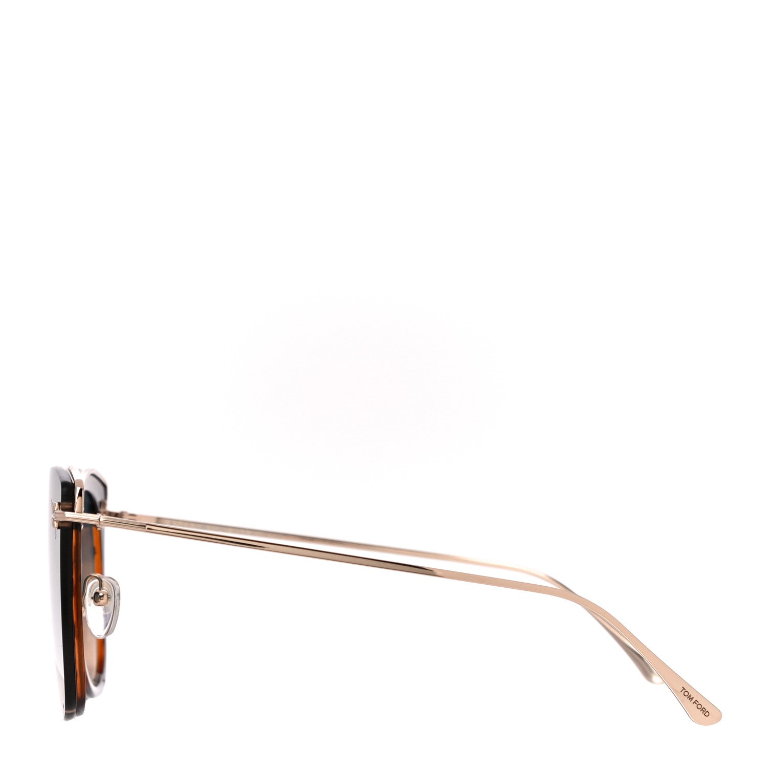 Tom Ford Charlotte Sunglasses TF657 Blue Havana 2 of 7