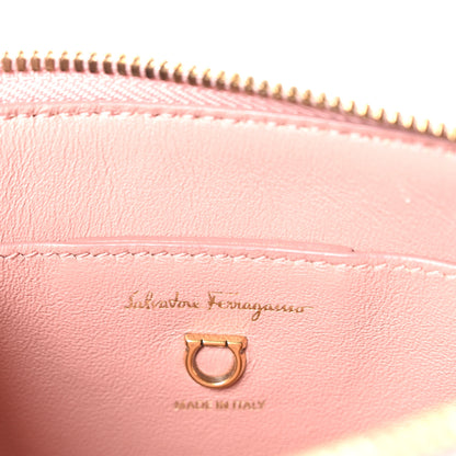 Salvatore Ferragamo Calfskin Trifolio Crossbody Bag Antique Rose 6 of 10
