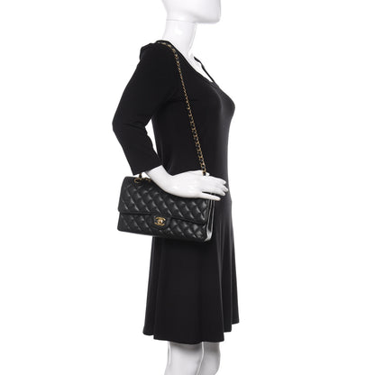 Chanel Caviar Quilted Medium Double Flap Black 3 of 13