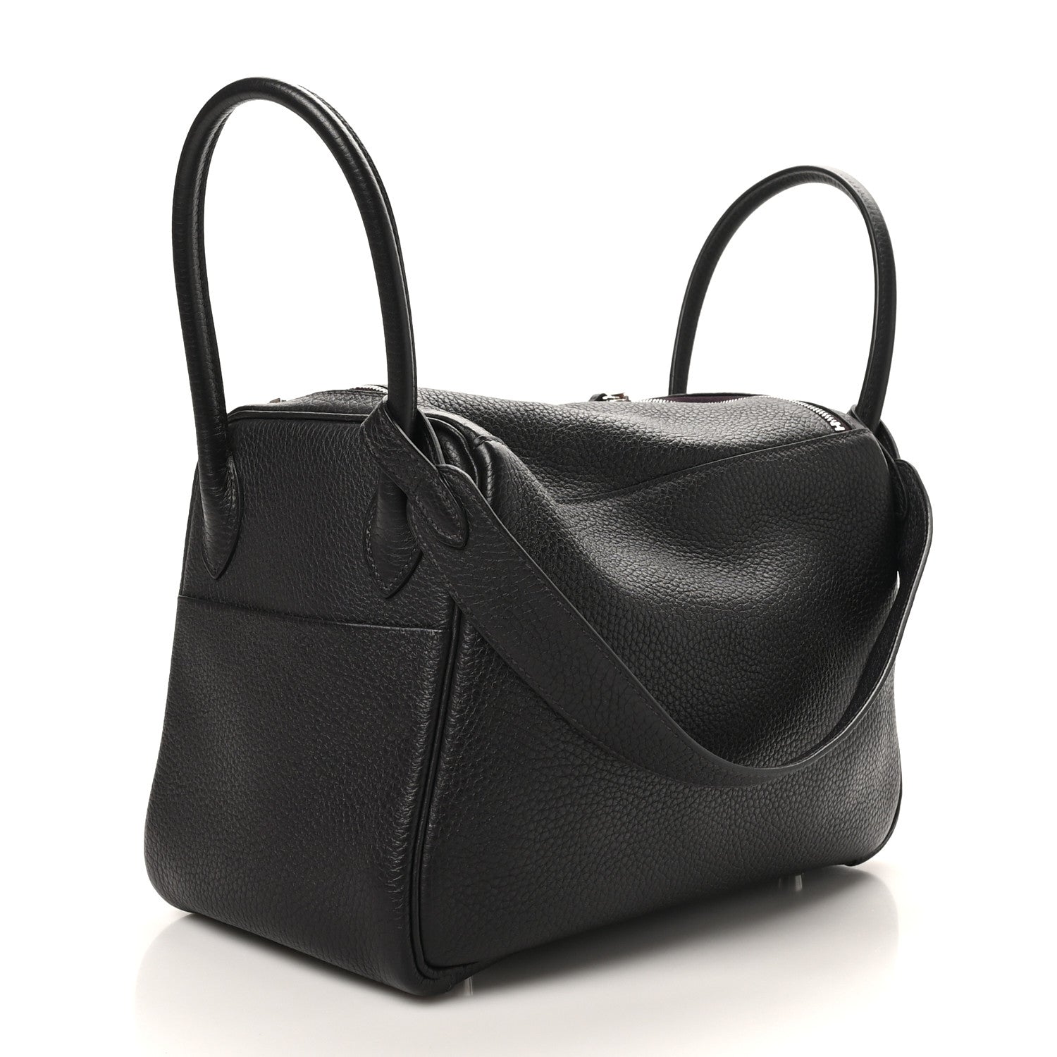 Hermes Taurillon Clemence Lindy 26 Prunoir 3 of 10