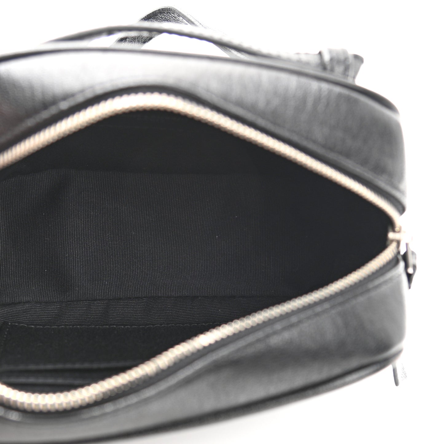 Lambskin Monogram Lou Belt Bag Black