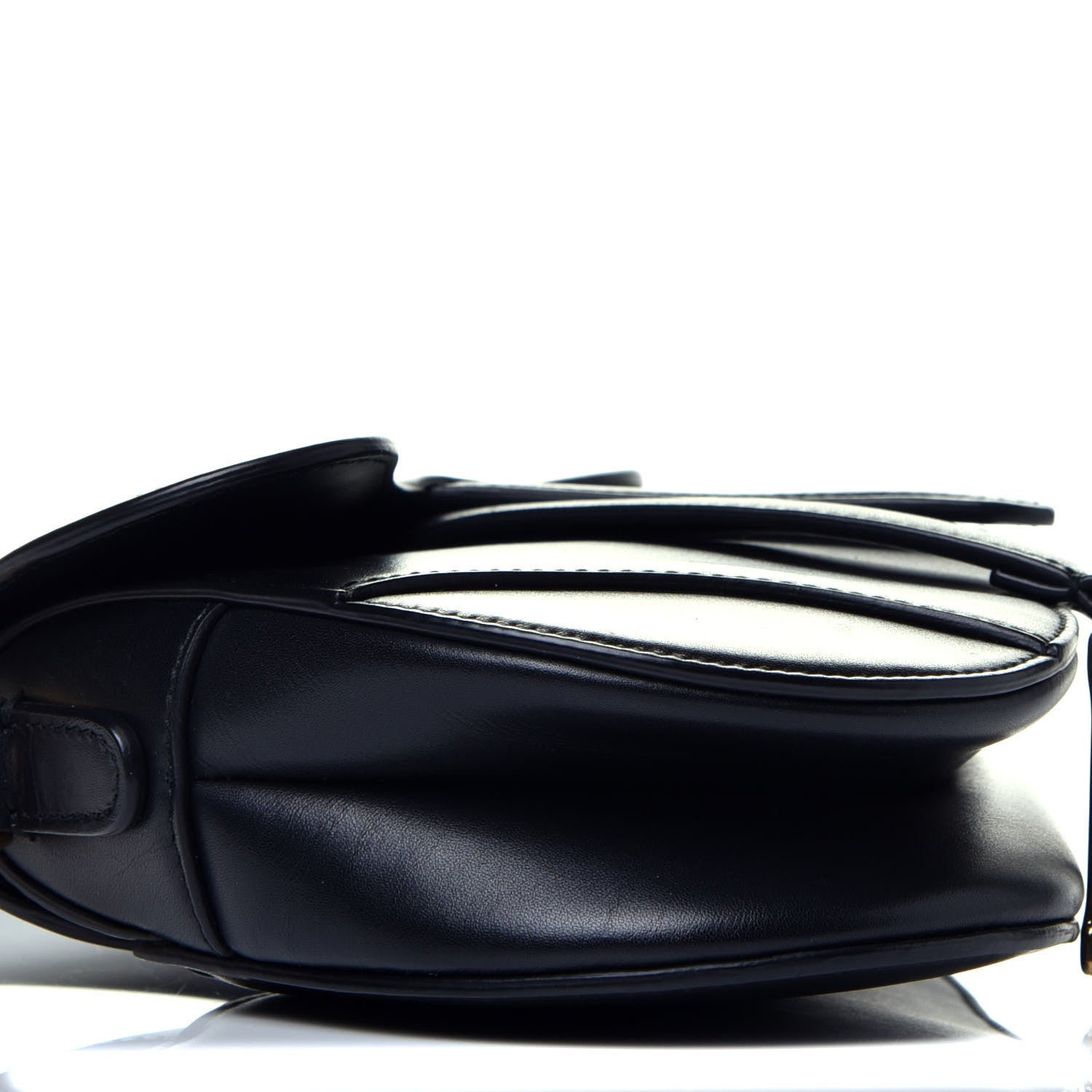 Christian Dior Calfskin Mini Saddle Bag Black 8 of 9