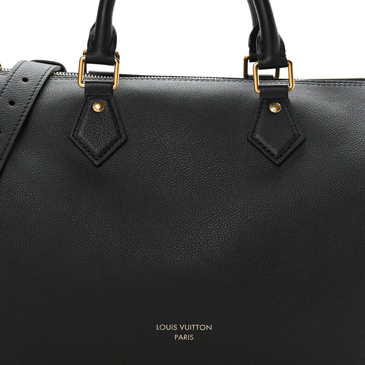 Grained Calfskin Low Key Speedy 30 Black