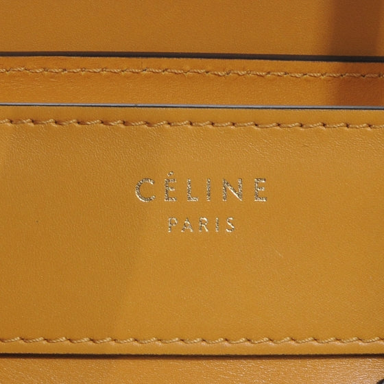 Celine Smooth Calfskin Micro Luggage Amber 8 of 8
