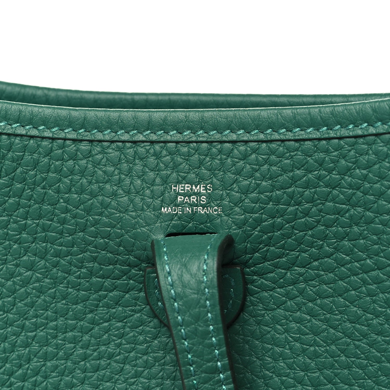 Hermes Taurillon Clemence Evelyne TPM Vert Vertigo 6 of 11
