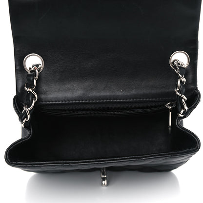 Chanel Lambskin Quilted Mini Square Flap Black 4 of 4