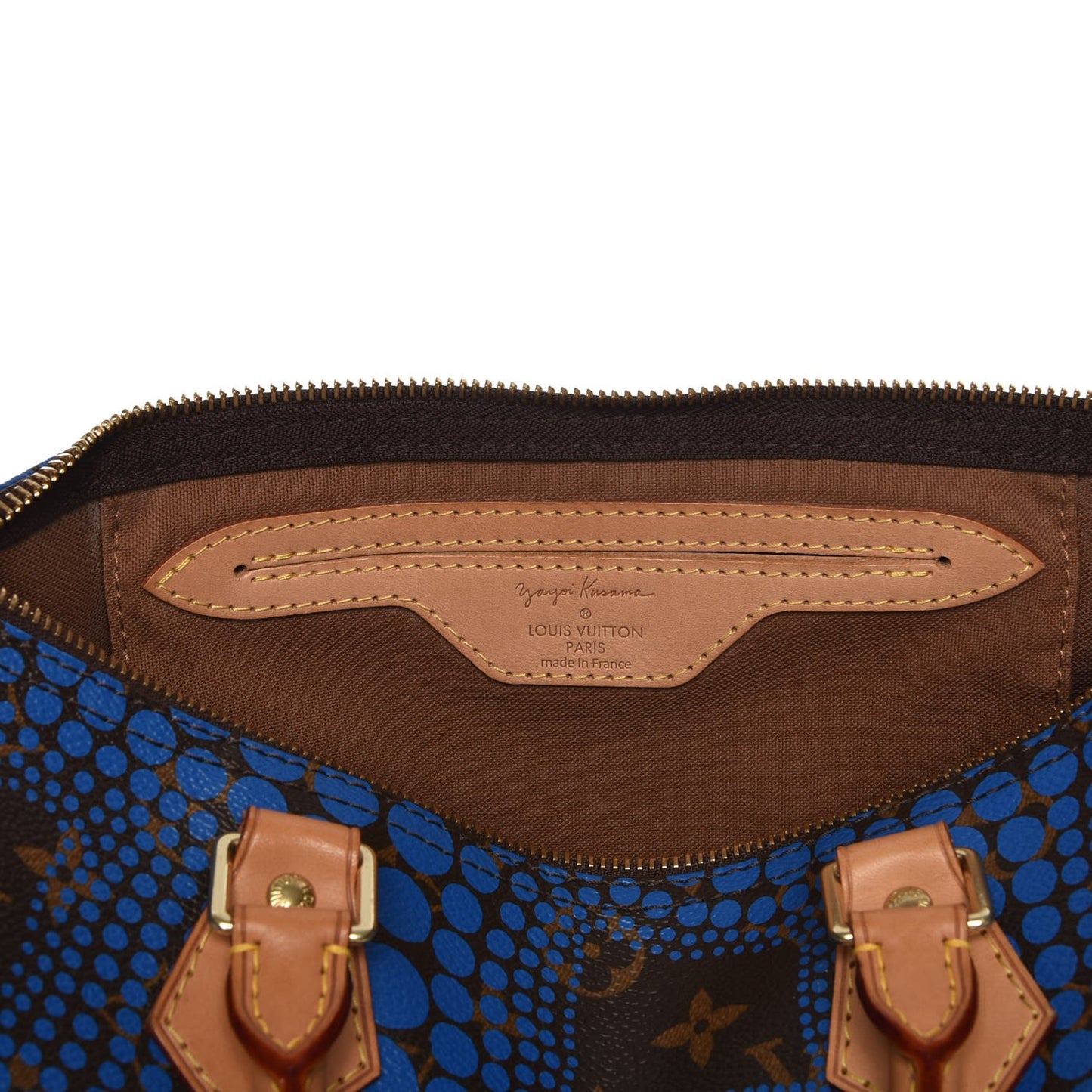 Monogram Kusama Town Speedy 30 Blue