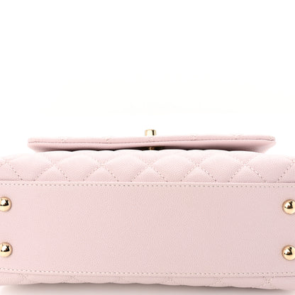 Chanel Caviar Quilted Mini Coco Handle Flap Light Pink 11 of 11