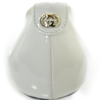 Gucci Patent Leather GG Pumps 7.5 Black White 10 of 11