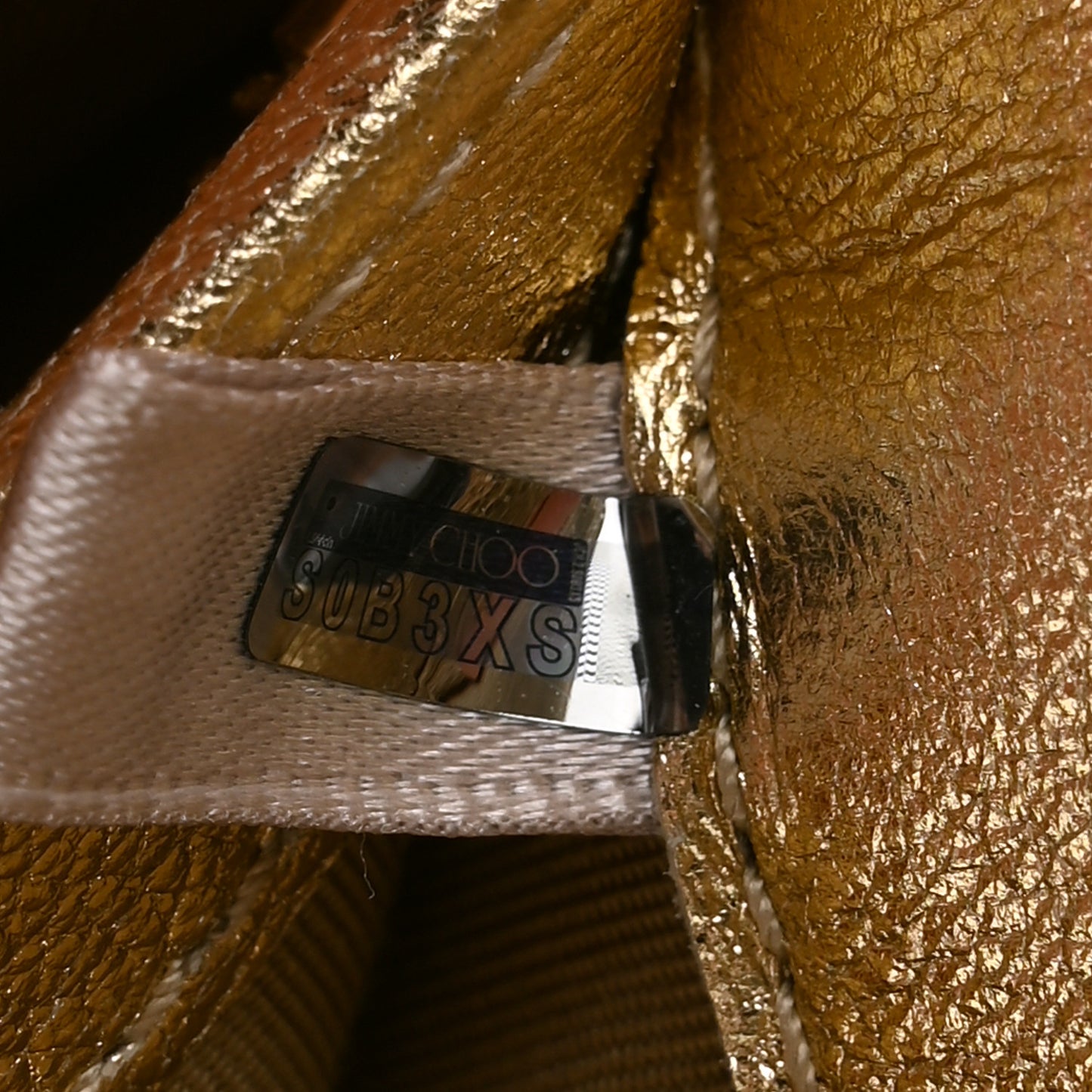 Nappa Quilted Hanne Compact Around Wallet Gold