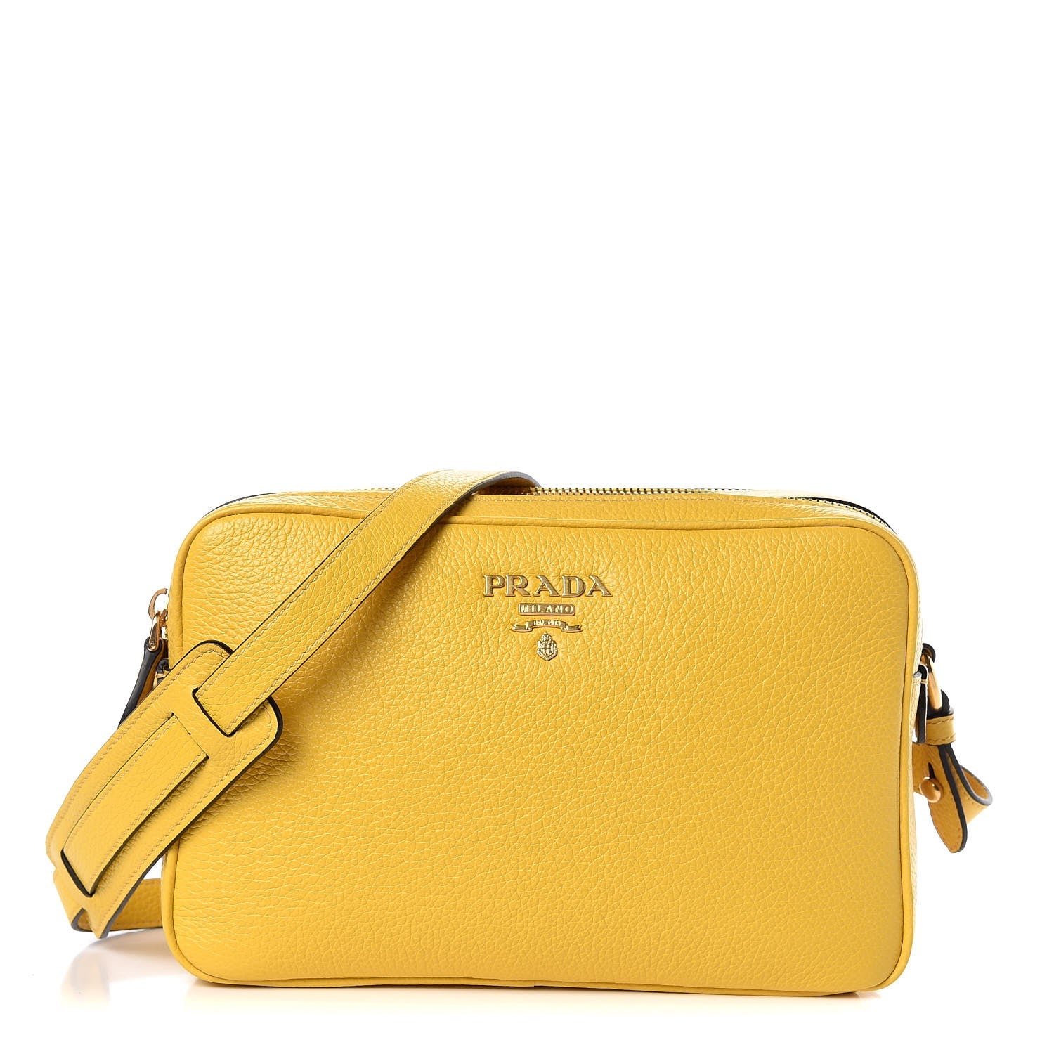 Prada Vitello Phenix Camera Bag Soleil 1 of 9
