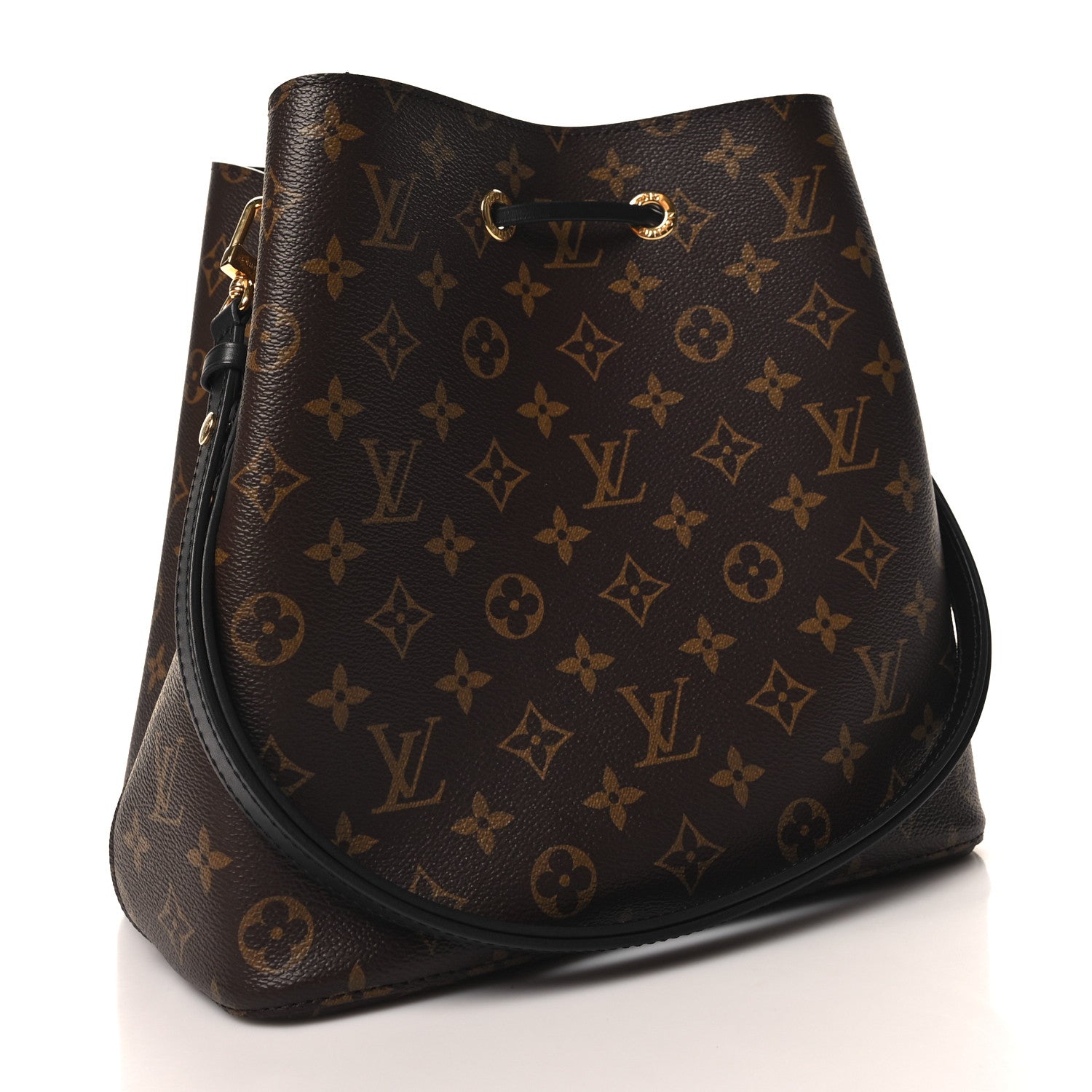 Louis Vuitton Monogram Neonoe MM Black 3 of 10