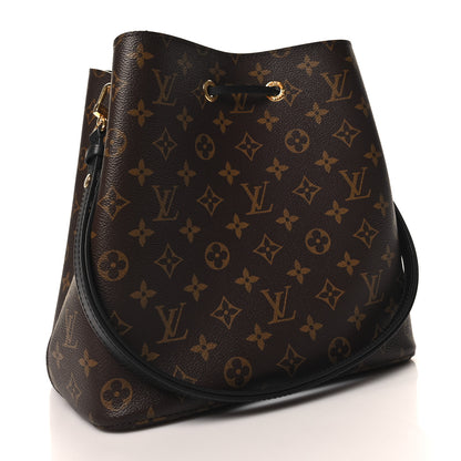 Louis Vuitton Monogram Neonoe MM Black 3 of 10