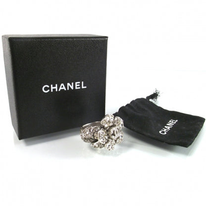 Chanel Swarovski Crystal Camelia Ring Size 6 6 of 6
