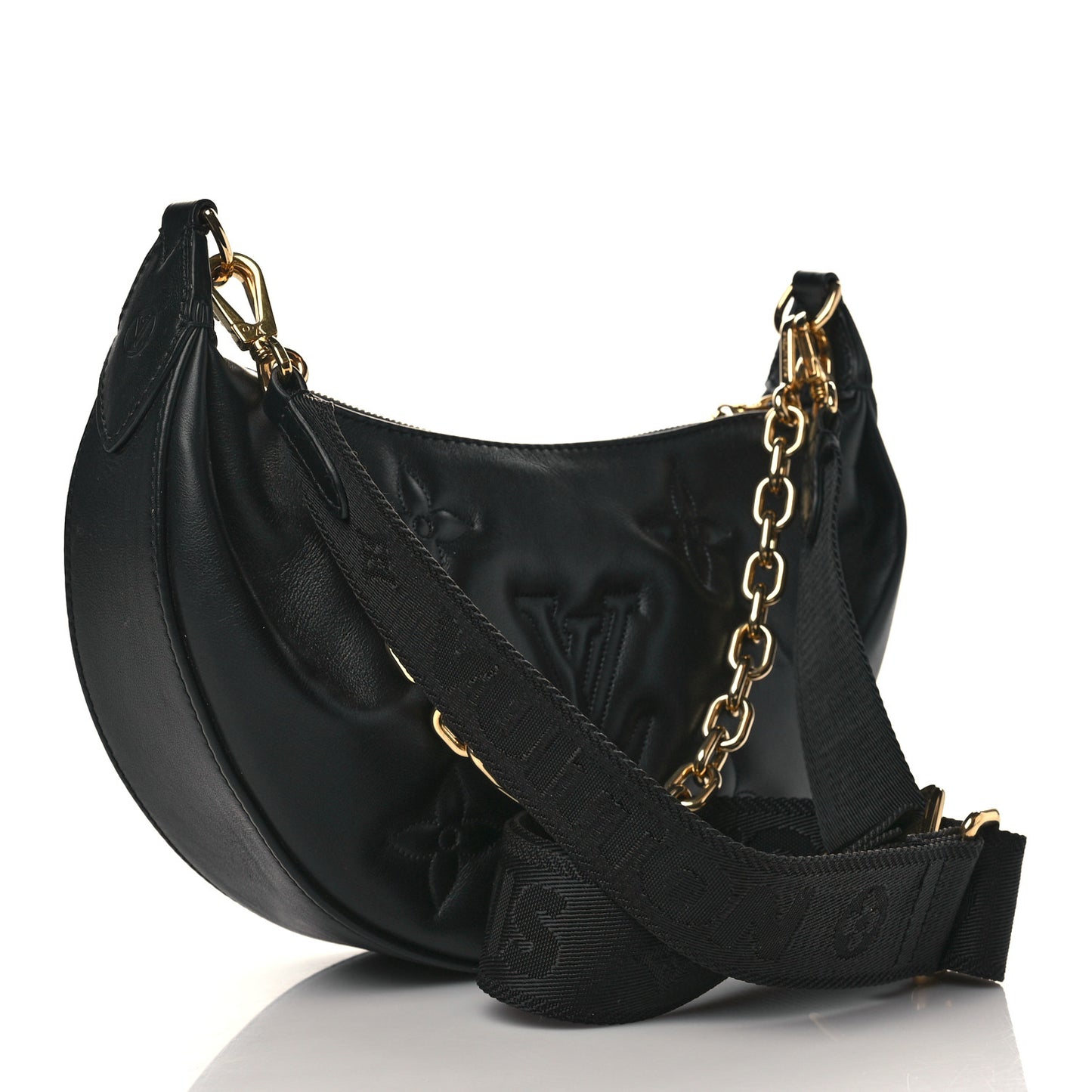 Calfskin Bubblegram Over The Moon Black