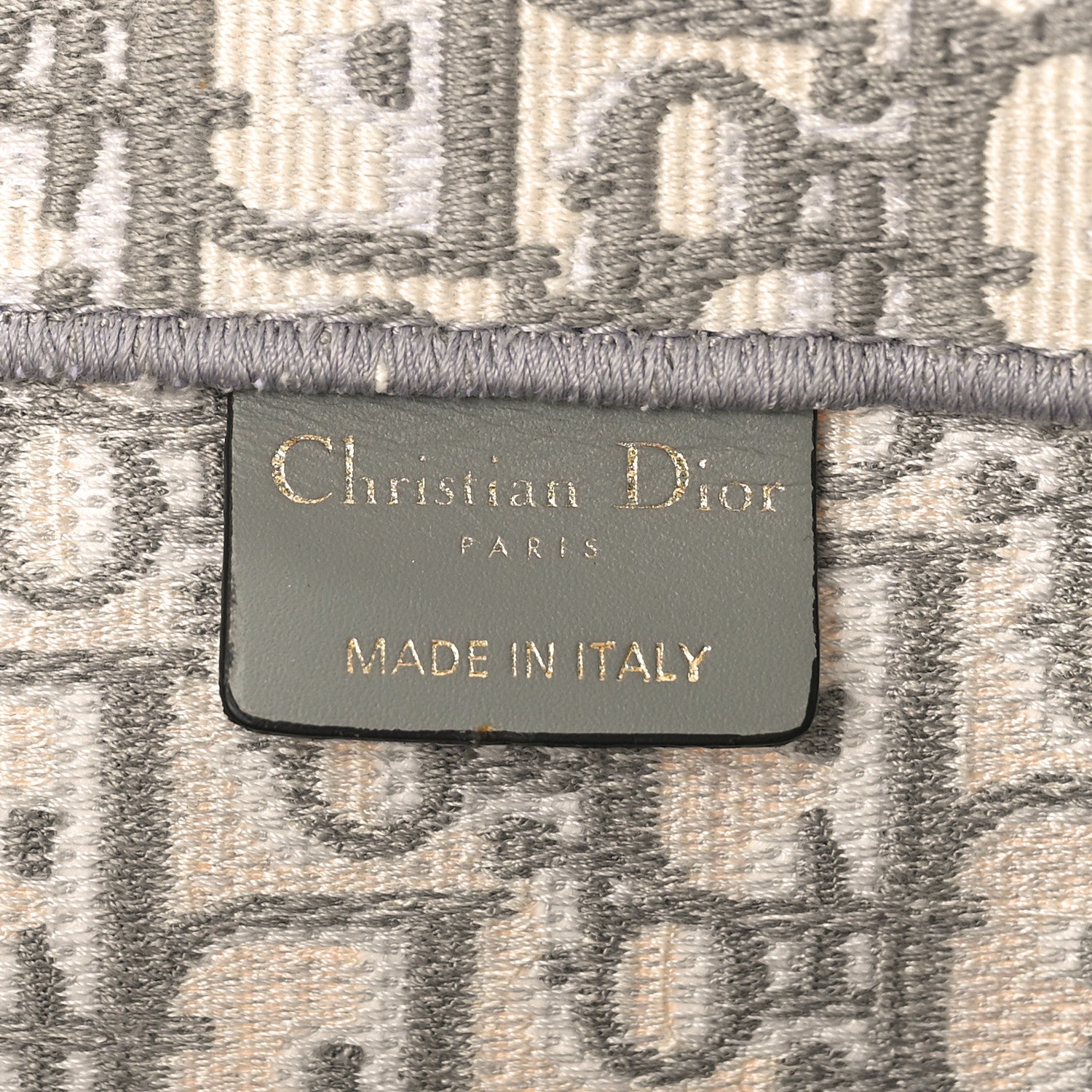 Christian Dior Oblique Medium Book Tote Grey 6 of 9