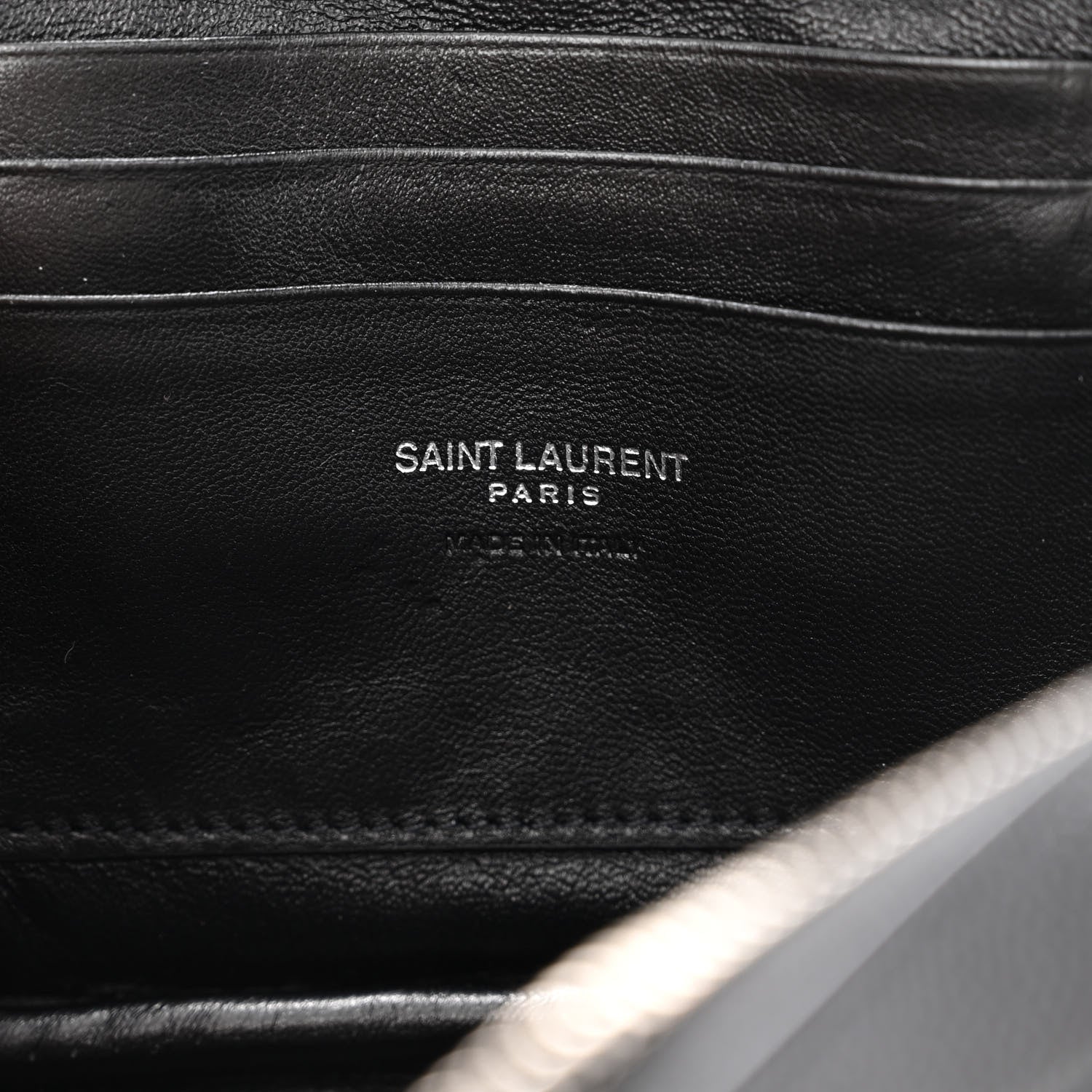 Saint Laurent Grain De Poudre Matelasse Monogram Mini Lou Camera Bag Black 6 of 12
