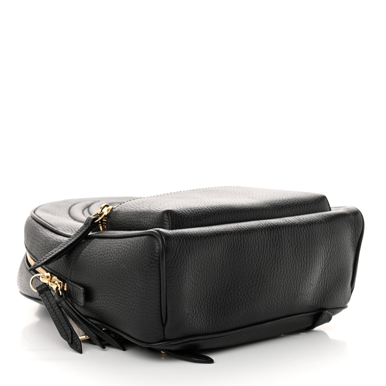 Gucci Pebbled Calfskin Soho Chain Backpack Black 4 of 14