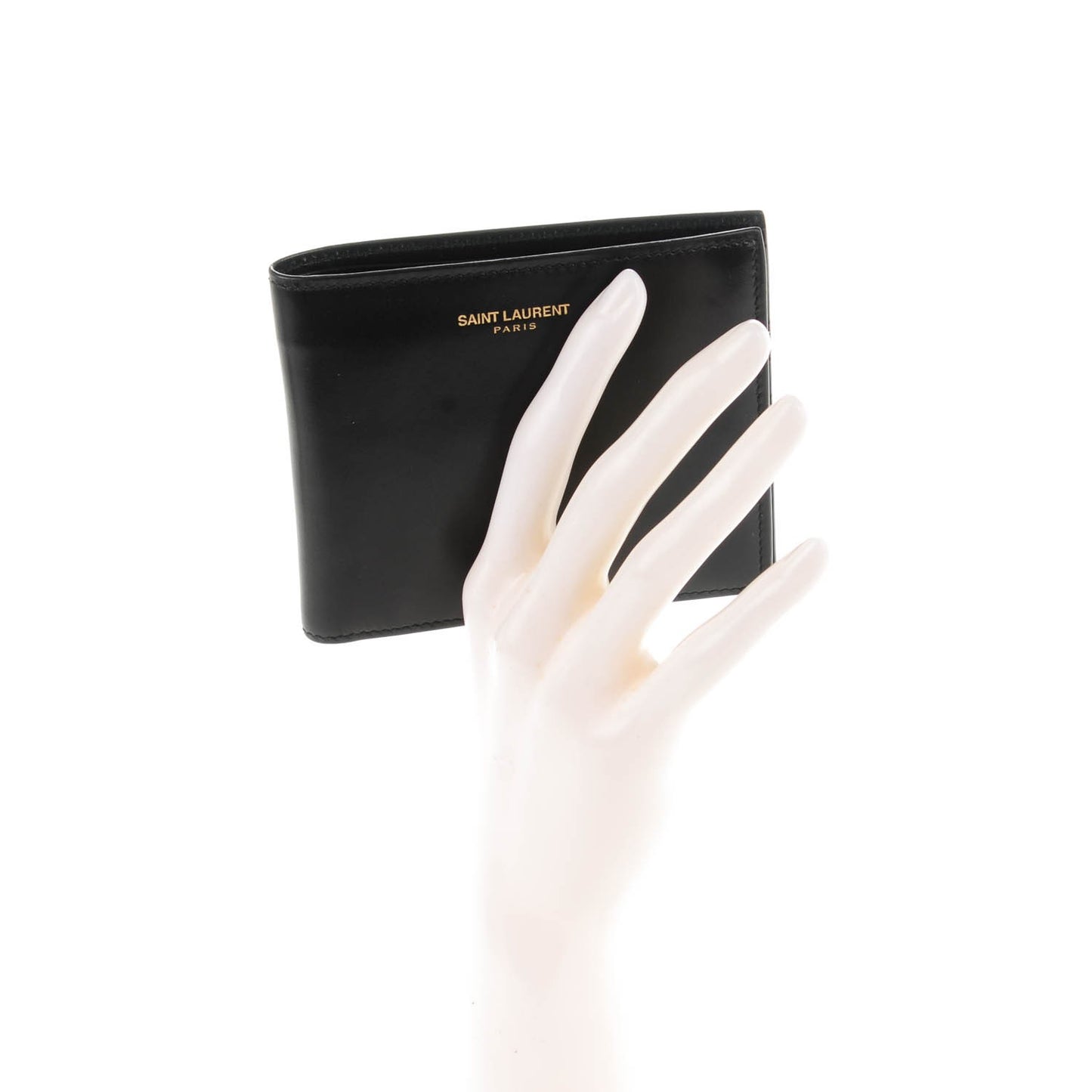 Calfskin East West Wallet Black