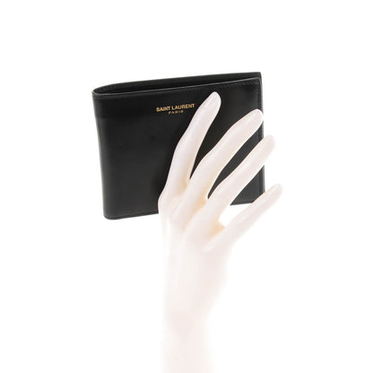 Saint Laurent Calfskin East West Wallet Black 2 of 8